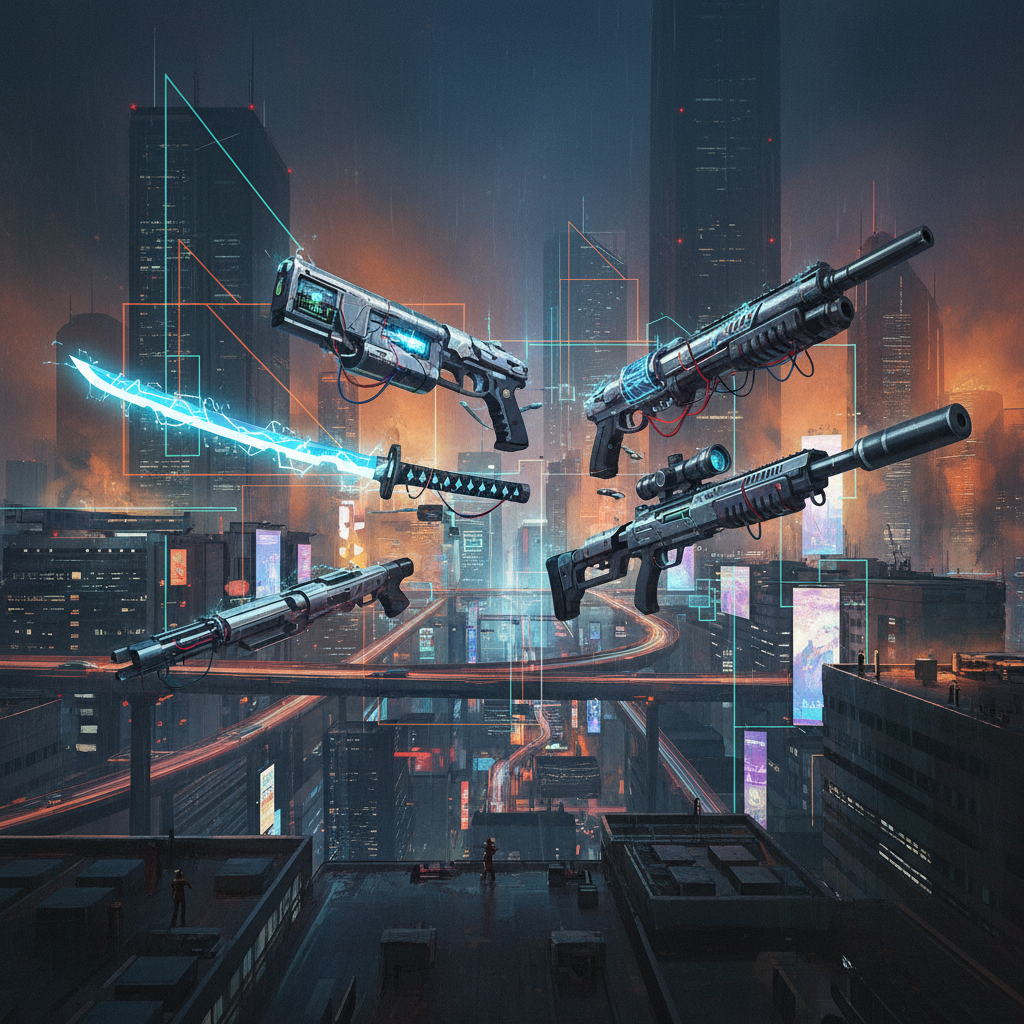 Cyberpunk 2077 Iconic Weapons Guide — illustration