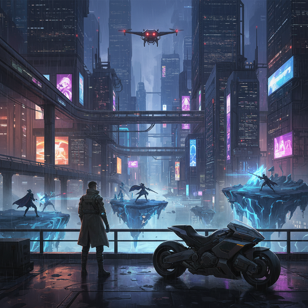 Cyberpunk 2077 New DLC: Edgerunners Content in Wuthering Waves — illustration